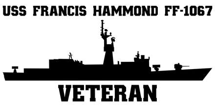 Shop for your Black USS Francis Hammond FF-1067 sticker/decal at Arizona Black Mesa.