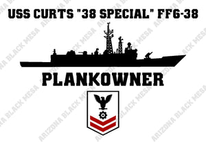 Custom USS Curts FFG 38 decal with EN2