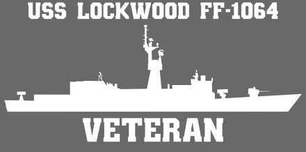 Shop for your White USS Lockwood FF-1064 sticker/decal at Arizona Black Mesa.