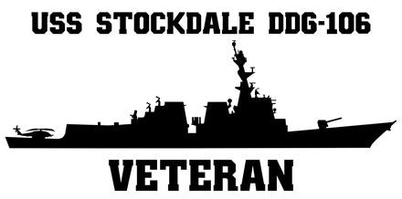 Shop for your Black USS Stockdale DDG-106 sticker/decal at Arizona Black Mesa.