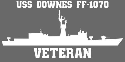 Shop for your White USS Downes FF-1070 sticker/decal at Arizona Black Mesa.