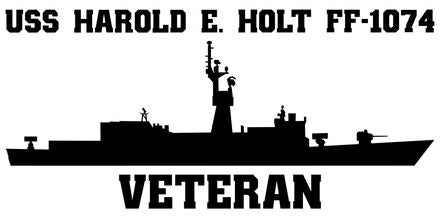 Shop for your Black USS Harold E. Holt FF-1074 sticker/decal at Arizona Black Mesa.