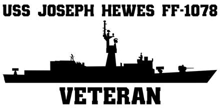 Shop for your Black USS Joseph Hewes FF-1078 sticker/decal at Arizona Black Mesa.