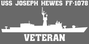 Shop for your White USS Joseph Hewes FF-1078 sticker/decal at Arizona Black Mesa.