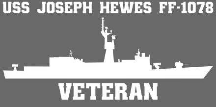 Shop for your White USS Joseph Hewes FF-1078 sticker/decal at Arizona Black Mesa.