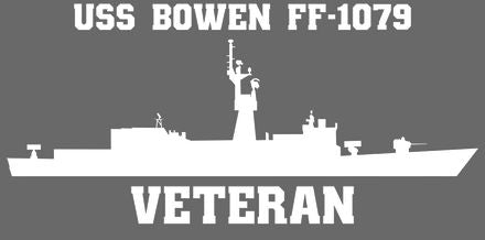 Shop for your White USS Bowen FF-1079 sticker/decal at Arizona Black Mesa.