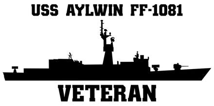 Shop for your Black USS Aylwin FF-1081 sticker/decal at Arizona Black Mesa.