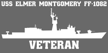 Shop for your White USS Elmer Montgomery FF-1082 sticker/decal at Arizona Black Mesa.