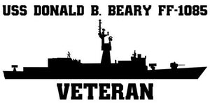Shop for your Black USS Donald B. Beary FF-1085 sticker/decal at Arizona Black Mesa.