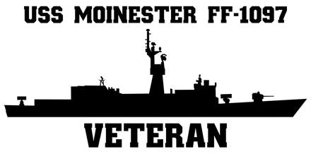 Shop for your Black USS Moinester FF-1097 sticker/decal at Arizona Black Mesa.