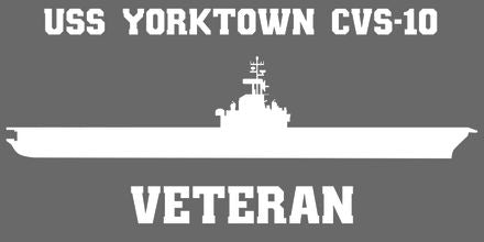Shop for your White USS Yorktown CVS-10 sticker/decal at Arizona Black Mesa.