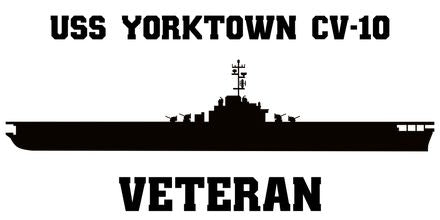 Shop for your Black USS Yorktown CV-10 sticker/decal at Arizona Black Mesa.