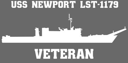 Shop for your White USS Newport LST-1179 sticker/decal at Arizona Black Mesa.