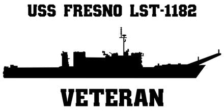 Shop for your Black USS Fresno LST-1182 sticker/decal at Arizona Black Mesa.