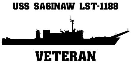 Shop for your Black USS Saginaw LST-1188 sticker/decal at Arizona Black Mesa.