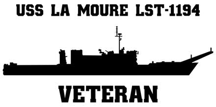 Shop for your Black USS La Moure LST-1194 sticker/decal at Arizona Black Mesa.