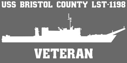 Shop for your White USS Bristol County LST-1198 sticker/decal at Arizona Black Mesa.