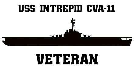 Shop for your Black USS Intrepid CVA-11 sticker/decal at Arizona Black Mesa.