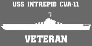 Shop for your White USS Intrepid CVA-11 sticker/decal at Arizona Black Mesa.