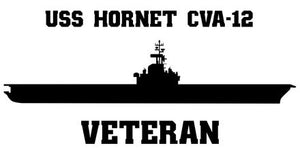 Shop for your Black USS Hornet CVA-12 sticker/decal at Arizona Black Mesa.
