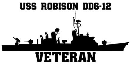 Shop for your Black USS Robison DDG-12 sticker/decal at Arizona Black Mesa.