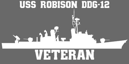Shop for your White USS Robison DDG-12 sticker/decal at Arizona Black Mesa.