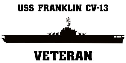 Shop for your Black USS Franklin CV-13 sticker/decal at Arizona Black Mesa.