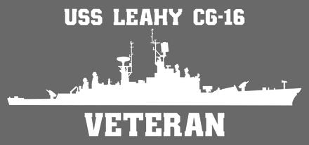 Shop for your White USS Leahy CGN-16 sticker/decal at Arizona Black Mesa.