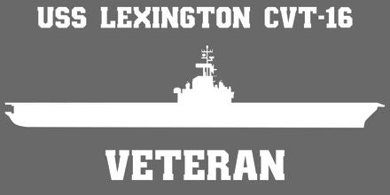 Shop for your White USS Lexington CVT-16 sticker/decal at Arizona Black Mesa.