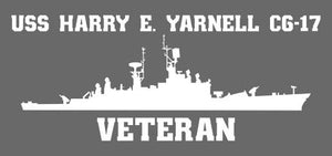 Shop for your White USS Harry E. Yarnell CGN-17 sticker/decal at Arizona Black Mesa.