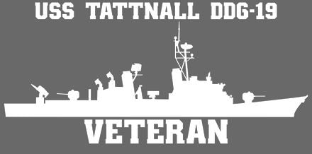 Shop for your White USS Tattnall DDG-19 sticker/decal at Arizona Black Mesa.