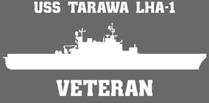 Shop for your White USS Tarawa LHA-1 sticker/decal at Arizona Black Mesa.