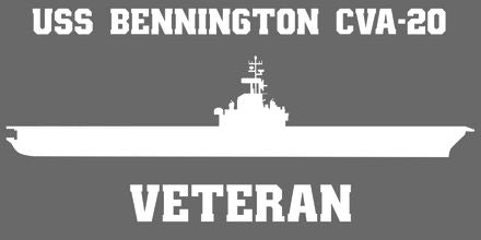 Shop for your White USS Bennington CVA-20 sticker/decal at Arizona Black Mesa.