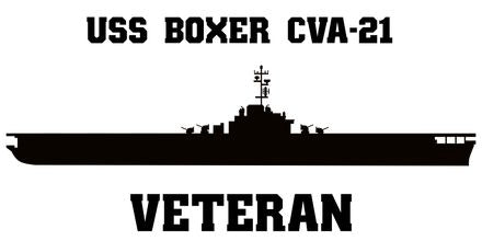 Shop for your Black USS Boxer CVA-21 sticker/decal at Arizona Black Mesa.