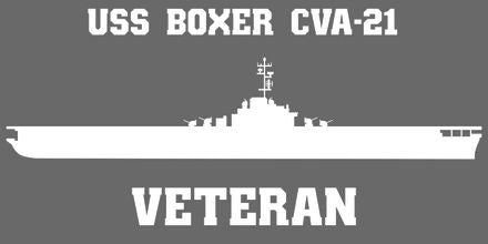 Shop for your White USS Boxer CVA-21 sticker/decal at Arizona Black Mesa.