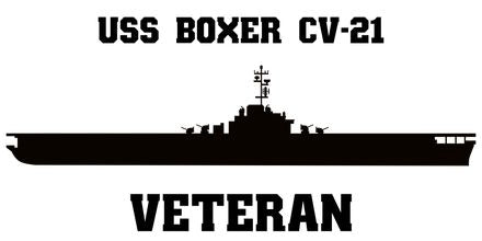 Shop for your Black USS Boxer CV-21 sticker/decal at Arizona Black Mesa.