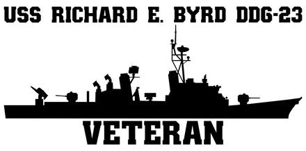 Shop for your Black USS Richard E. Byrd DDG-23 sticker/decal at Arizona Black Mesa.