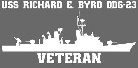 Shop for your White USS Richard E. Byrd DDG-23 sticker/decal at Arizona Black Mesa.