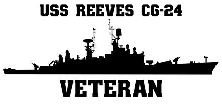 Shop for your Black USS Reeves CGN-24 sticker/decal at Arizona Black Mesa.