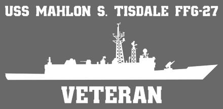 Shop for your White USS Mahlon S. Tisdale FFG-27 sticker/decal at Arizona Black Mesa.