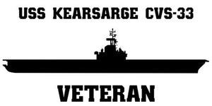 Shop for your Black USS Kearsarge CVS-33 sticker/decal at Arizona Black Mesa.
