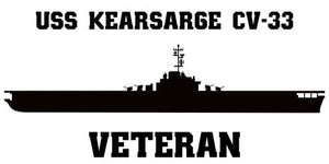Shop for your Black USS Kearsarge CV-33 sticker/decal at Arizona Black Mesa.