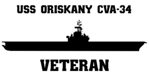 Shop for your Black USS Oriskany CVA-34 sticker/decal at Arizona Black Mesa.
