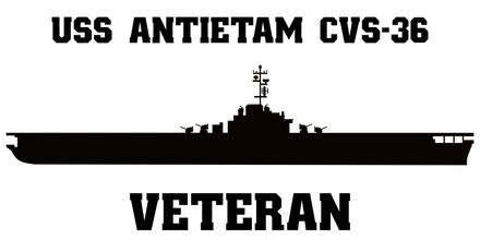 Shop for your Black USS Antietam CVS-36 sticker/decal at Arizona Black Mesa.
