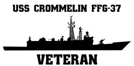 Shop for your Black USS Crommelin FFG-37 sticker/decal at Arizona Black Mesa.