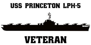 Shop for your Black USS Princeton LPH-5 sticker/decal at Arizona Black Mesa.