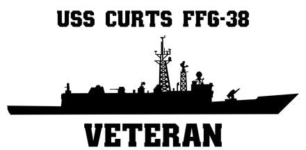 Shop for your Black USS Curts FFG-38 sticker/decal at Arizona Black Mesa.