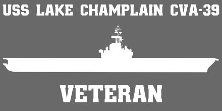 Shop for your White USS Lake Champlain CVA-39 sticker/decal at Arizona Black Mesa.