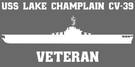Shop for your White USS Lake Champlain CV-39 sticker/decal at Arizona Black Mesa.
