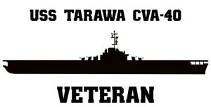 Shop for your Black USS Tarawa CVA-40 sticker/decal at Arizona Black Mesa.